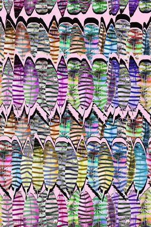 休闲时尚印花华亿平台图片