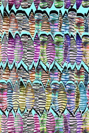 休闲时尚印花华亿平台图片