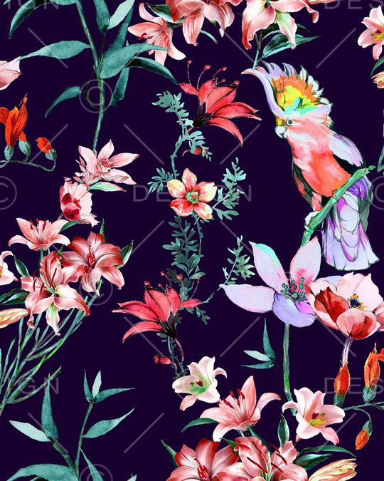 手绘印花华亿平台图片