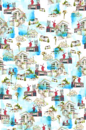 小清新印花华亿平台图片