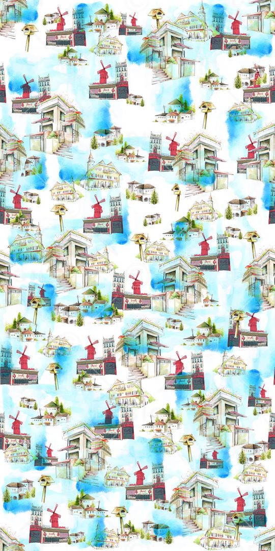 小清新印花华亿平台图片