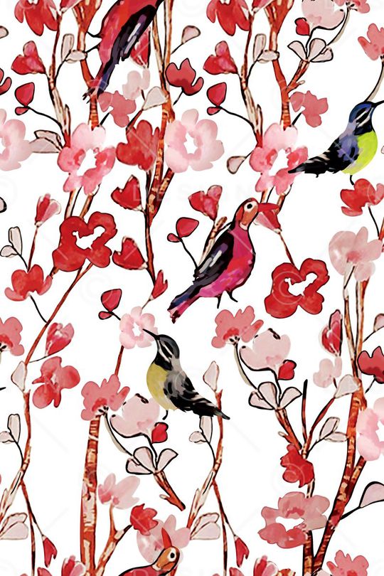 水粉画印花华亿平台图片