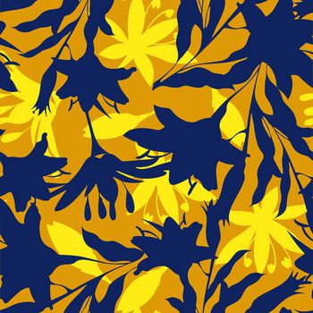 511490-电脑手绘花朵剪影女装秋冬匹布201