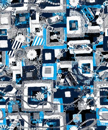 511501-时尚 布纹 珠宝 组合 户外运动休