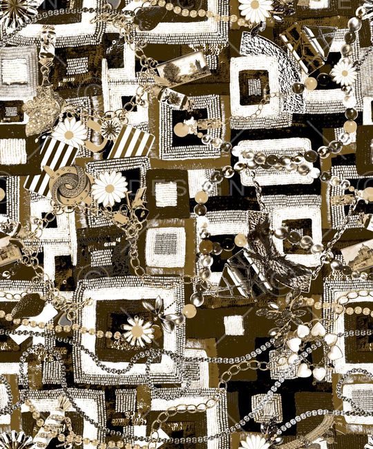 布纹 珠宝印花华亿平台图片