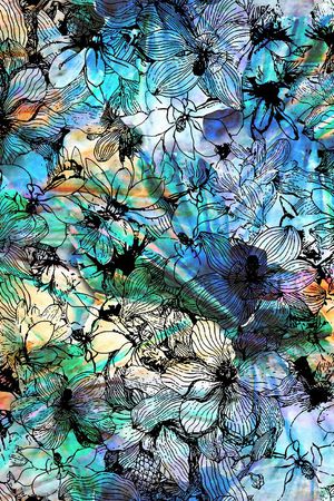 复古印花华亿平台图片