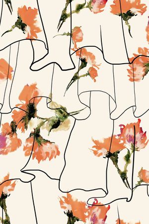 波浪印花华亿平台图片