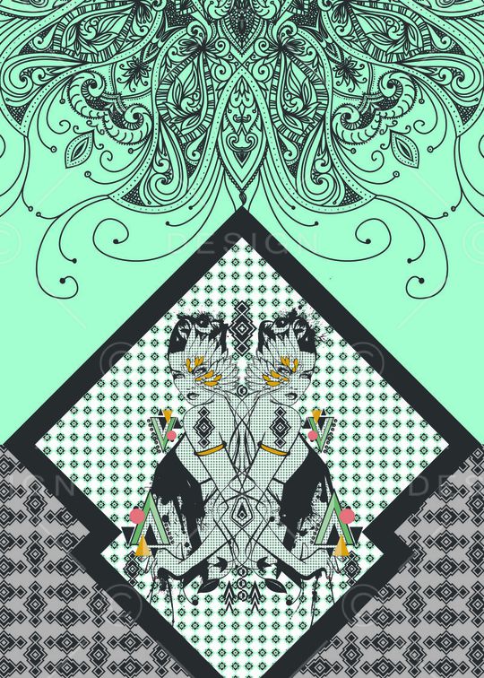 新款个性民族风印花华亿平台图片