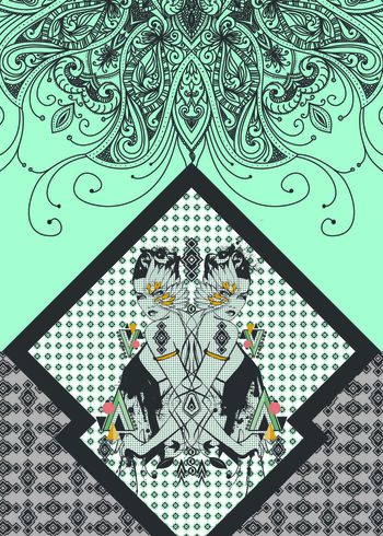 新款个性民族风印花华亿平台图片