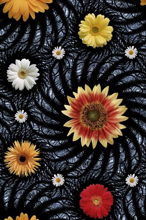 钝色金属质感印花华亿平台图片