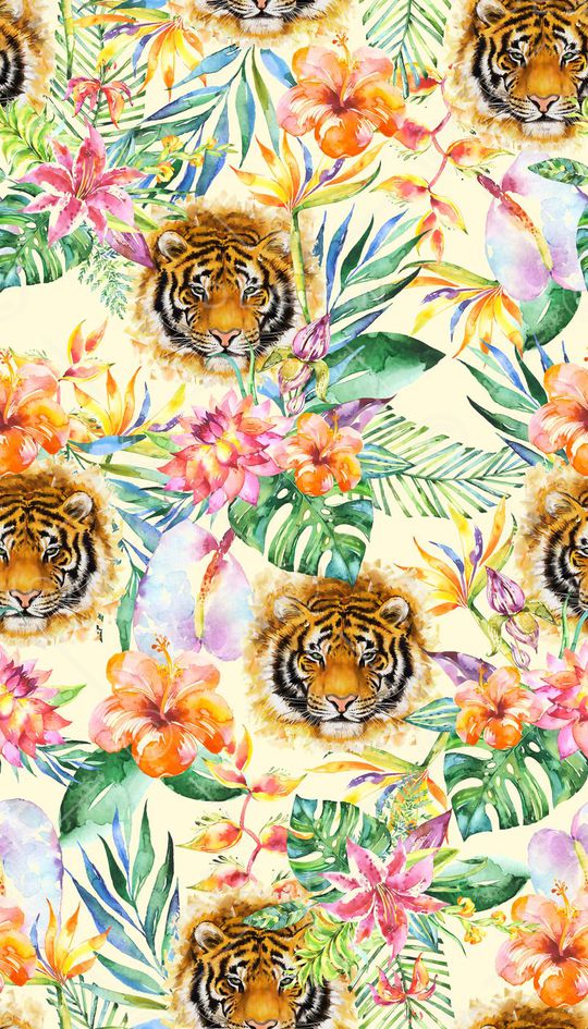 热带风情印花华亿平台图片