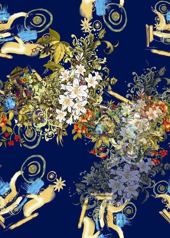 抽象印花华亿平台图片