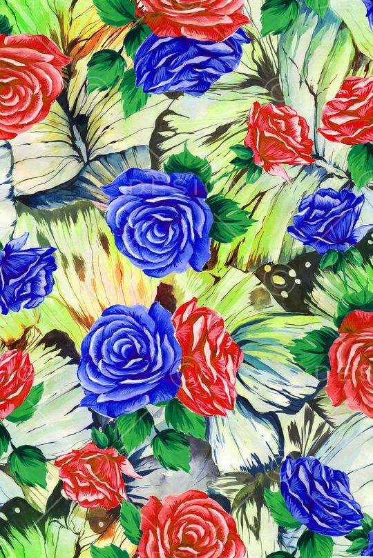 手绘印花华亿平台图片