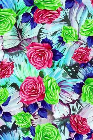 手绘印花华亿平台图片