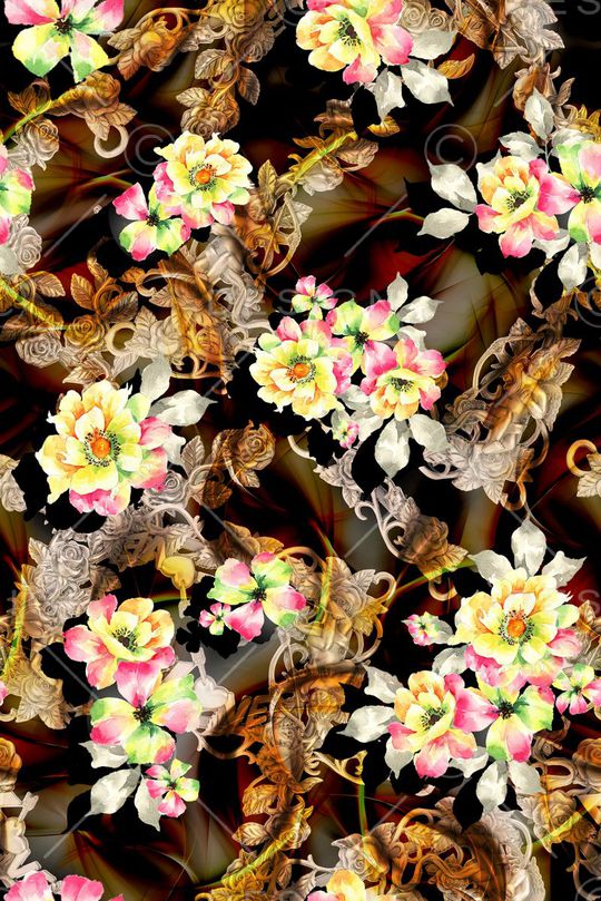 水彩印花华亿平台图片