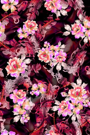 水彩印花华亿平台图片