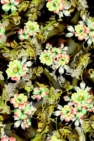 水彩印花华亿平台图片