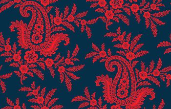 佩兹利印花华亿平台图片