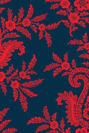 佩兹利印花华亿平台图片