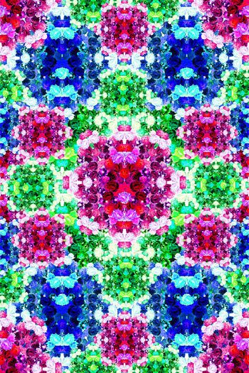 512045-时尚绚丽花卉琉璃组合