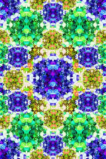 512047-时尚绚丽花卉琉璃组合