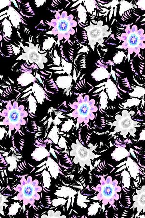 写意涂鸦印花华亿平台图片