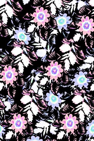 写意涂鸦印花华亿平台图片