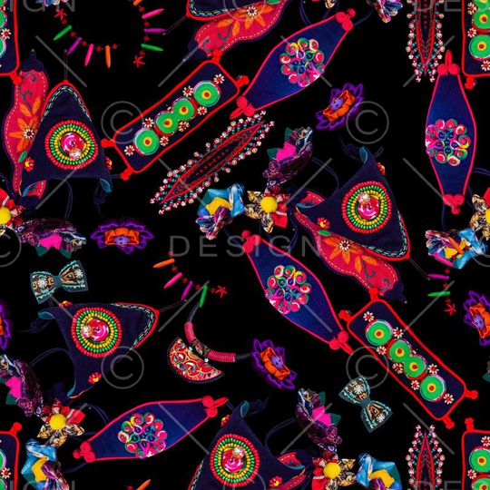 刺绣印花华亿平台图片