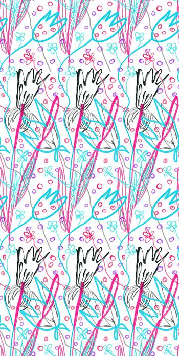 512120-手绘牵牛花