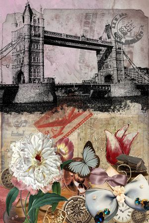 复古英伦风印花华亿平台图片