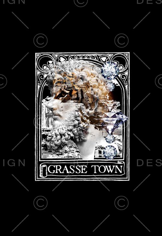 潮流时尚印花华亿平台图片