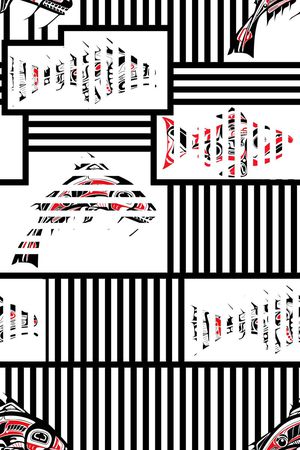 休闲时尚  手绘 水彩 复古印花华亿平台图片