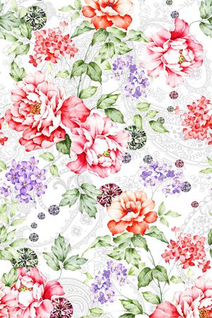 清新印花华亿平台图片