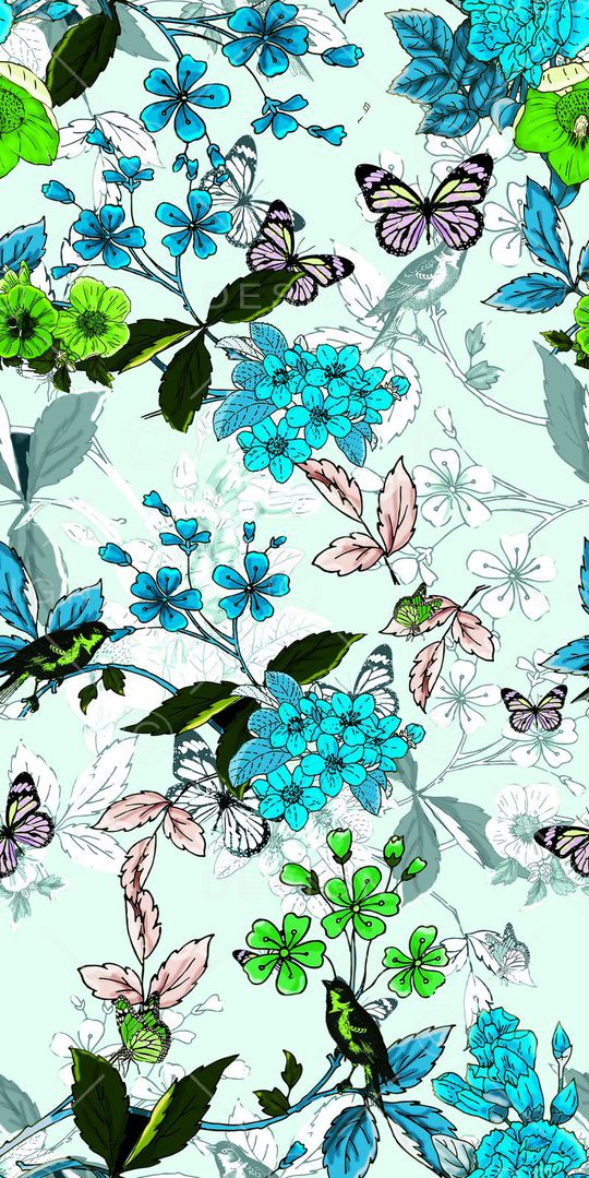 手绘印花华亿平台图片