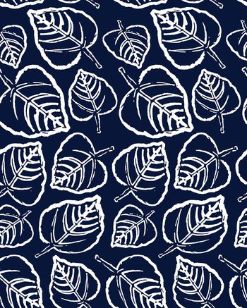 512282-抽象手绘好多树叶