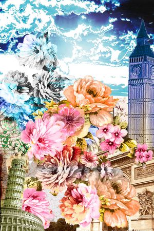 MAX-大牌风格印花华亿平台图片