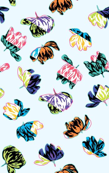 512315-原创大牌花朵几何华亿平台