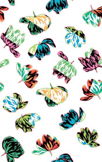 512316-原创大牌花朵几何华亿平台