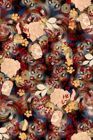 时尚印花华亿平台图片