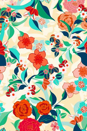 花朵印花华亿平台图片