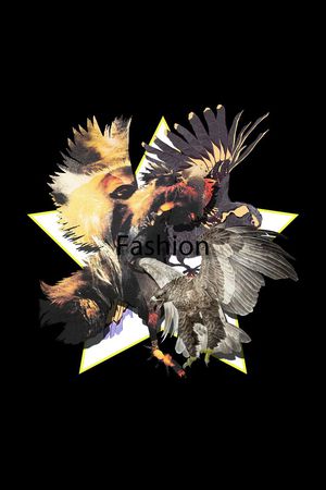 潮流时尚印花华亿平台图片