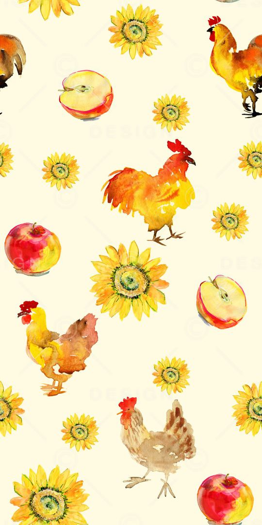 公鸡印花华亿平台图片