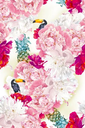 中国风印花华亿平台图片