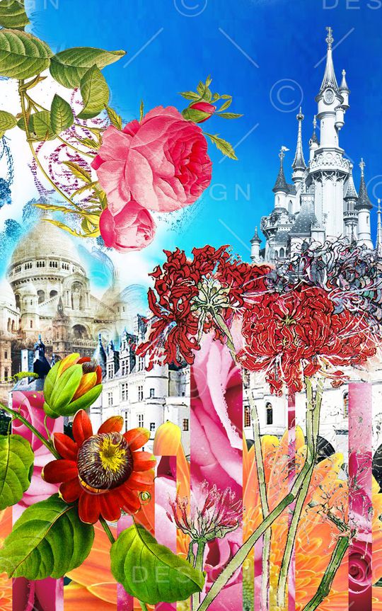 MAX-大牌风格印花华亿平台图片