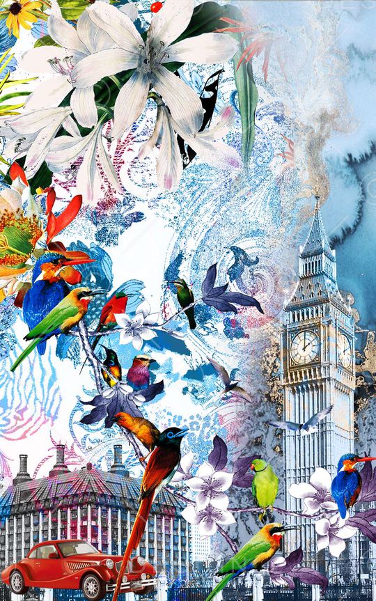 MAX-大牌风格印花华亿平台图片