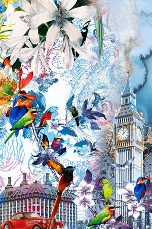 MAX-大牌风格印花华亿平台图片