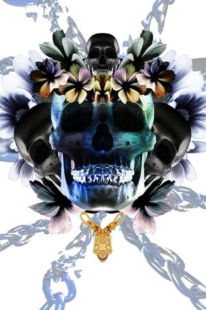 时尚颓废风格印花华亿平台图片