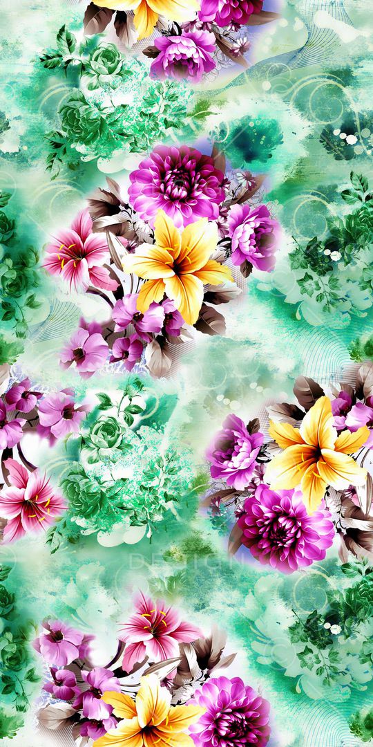 春夏  时尚印花华亿平台图片