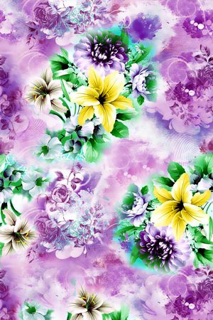 春夏  时尚印花华亿平台图片