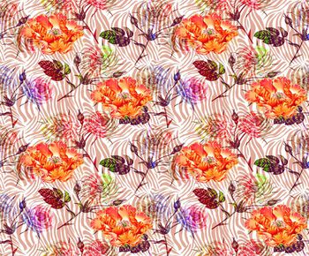 古典花纹印花华亿平台图片